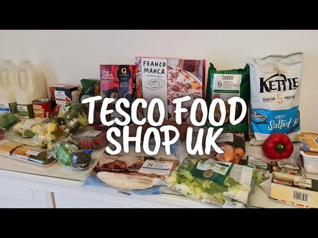 Tesco Food Shop | Meal Plan for a family of 3 | Home By RC