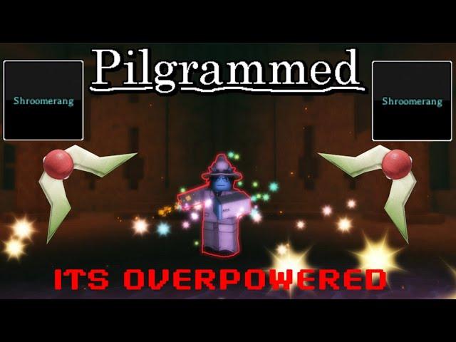 The Shroomerang Is Pilgrammed's BEST Melee - roblox Pilgrammed