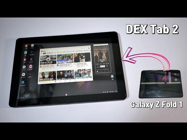 [ENG SUB] Let's turn the inner display broken Galaxy Fold 1 into a tablet, Dextab 2