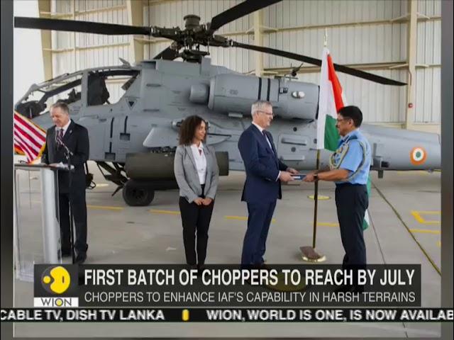 IAF gets its first AH-64E Apache Guardian attack helicopter in US