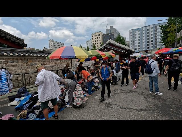 [4K] Dongmyo Flea Market, a local second-hand market near Cheonggyecheon, korea, seoul, walk