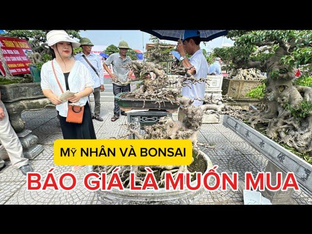 MỸ NHÂN BÁO GIÁ BONSAI TIỀN TRĂM NÓ NGỌT LÀM SAO - THEO CÁC CỤ THẾ NÀO LÀ CÂY ĐẸP, CÂY ĐẮT?