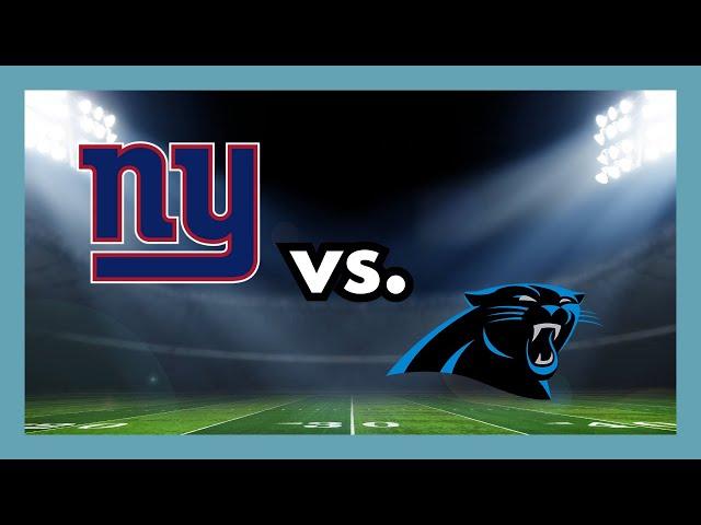 How to Watch Giants vs Panthers NFL Football Game | Nov 10th in Munich