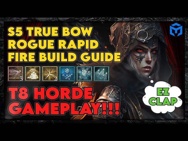 Rapid Fire S Tier Bow Rogue Build Guide for Season 5. Easily deal BILLIONS of damage each burst!