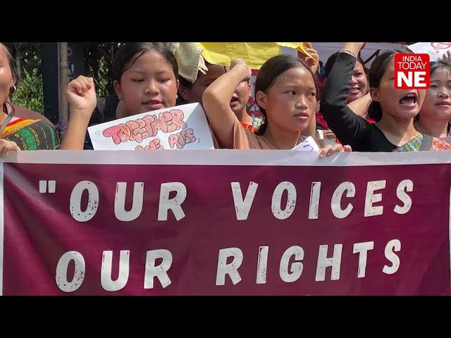 All Assam Chakma Society stages sit-in demonstration