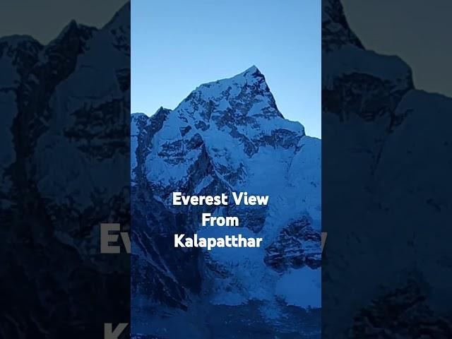 Everest Base Camp Trek - The incredible view of Mt Everest. #travel #trek #everest #shortsvideo
