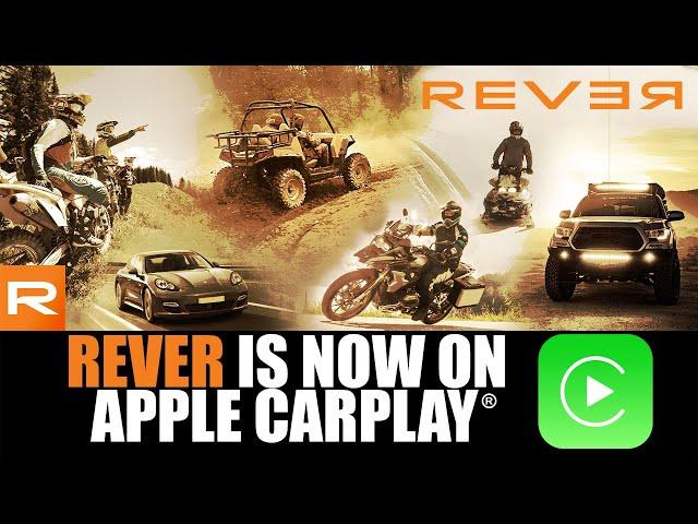 REVER is now on Apple CarPlay!