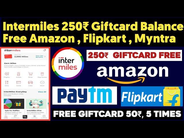 Intermiles Free Giftcard Amazon Flipkart | How To Earn Intermiles Point | Intermiles Free Food Offer