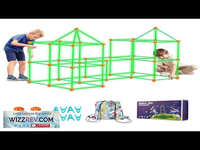 Glow In The Dark! Christmas Gift! VEVOR Tent Fort Building Kit Review