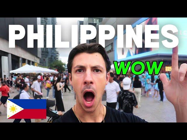 FIRST TIME in Philippines  FIRST IMPRESSIONS of Manila AMAZING!