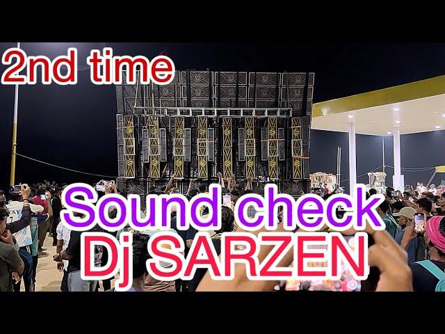 Second time sound check // dj SARZEN ￼ // motto mela