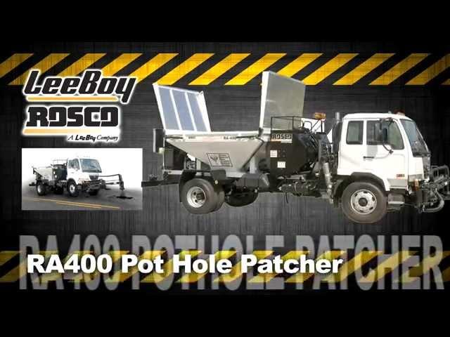 LeeBoy/Rosco RA400 Spray Patcher Available from Stephenson Equipment