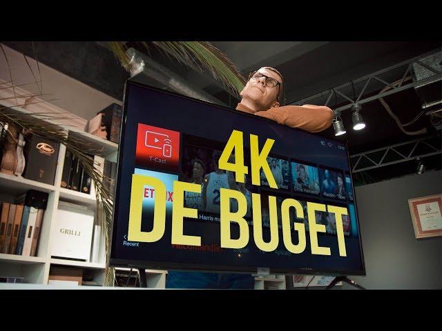 TV 4K accesibil de la TCL (review română) 