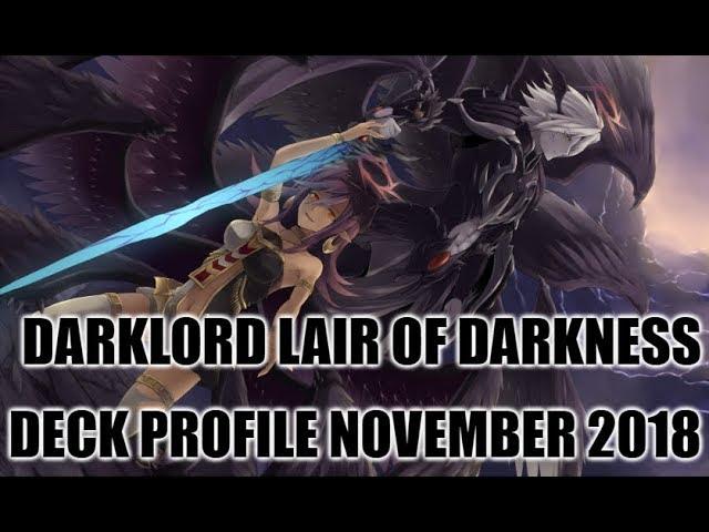 BEST! DARKLORD, LAIR OF DARKNESS (NOVEMBER 2018) YUGIOH!