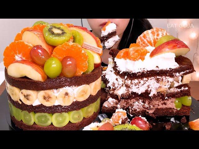 성심당 과일시루막내 데려옴디저트 먹방 Fruit Cake Dessert MUKBANG