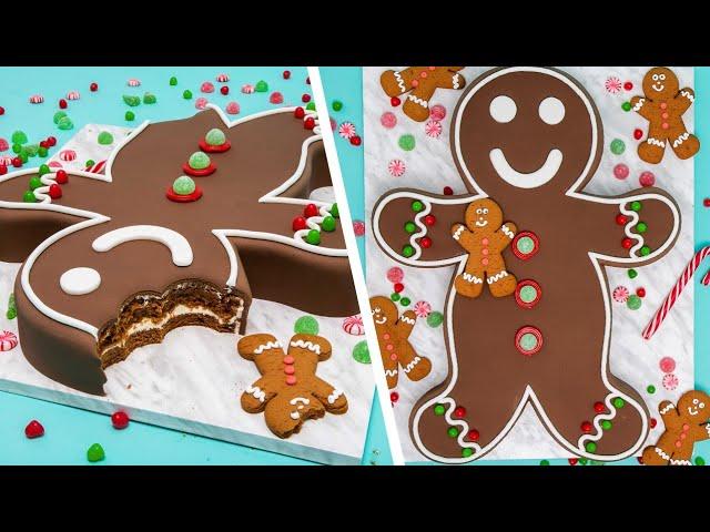 BIGGEST Gingerbread Man In The World?? | Holiday Baking Ideas | How To Cake It with Yolanda Gampp