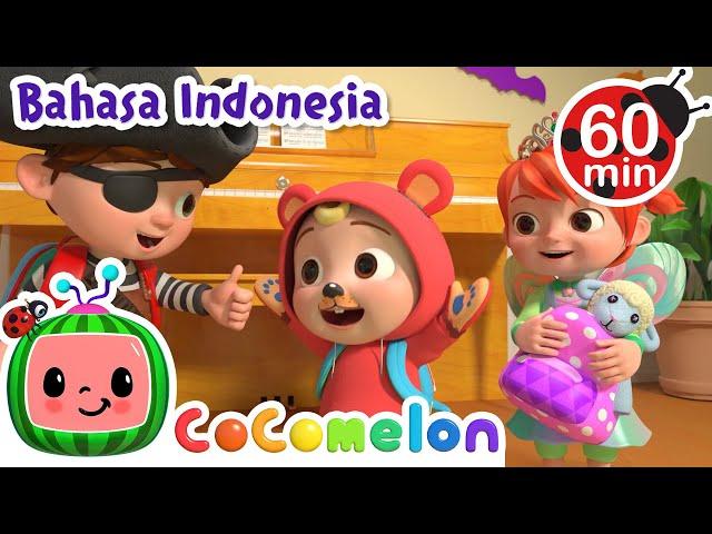 Membuat Pesta Kostum! | CoComelon Bahasa Indonesia - Lagu Anak Anak | Nursery Rhymes