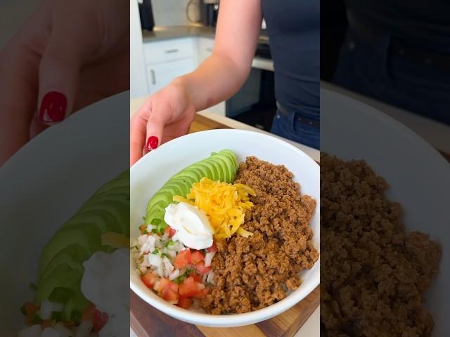 Ground Bison Taco Bowl