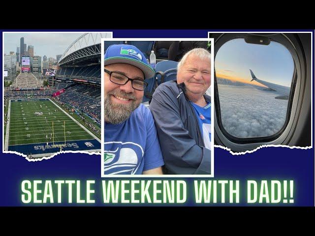 A Weekend in Seattle with Dad! Seahawks, Cedarbrook Lodge, and more!