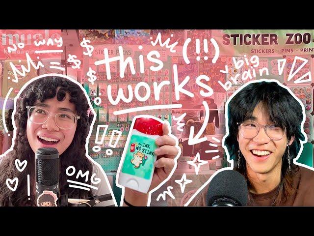 Social Media for Artists, How to Vlog, College Fairs, & Networking (ft @StickerZooDesigns) EP 12