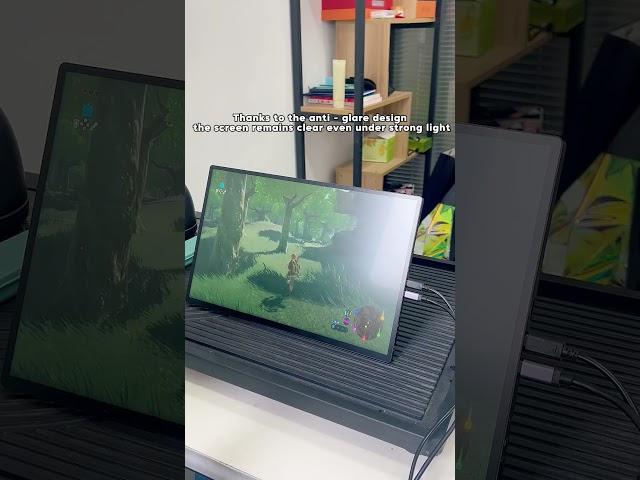 Intehill 16-inch 3K Portable Monitor: 16:10 Aspect Ratio, AG Anti-Glare, Perfect for Switch Gaming!