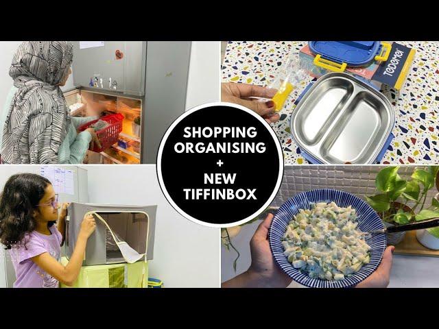 ഇന്ന് കുറച്ച് Shopping ആയാലോ? Shopping & Organising | New Tiffin Box | Salad Recipe | Shopping Vlog