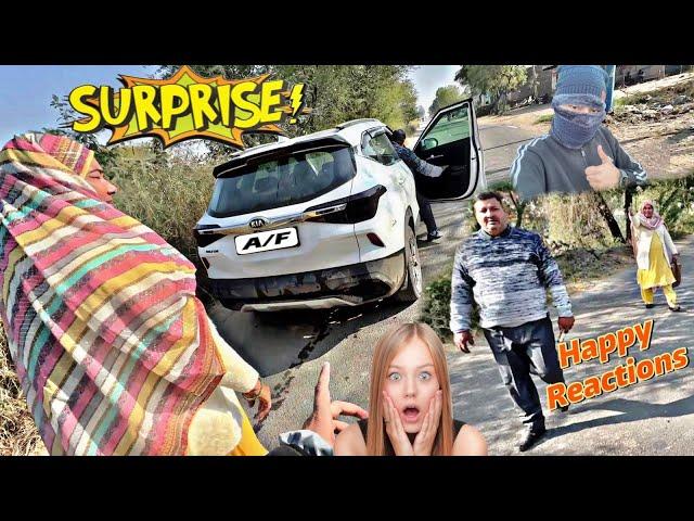 बीच Highway पर दिया घरवालों को बड़ा Surprise ️ My Parents Shocking Reaction to their NEW CAR 