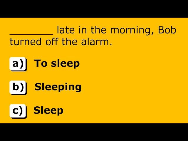 Can You Pass This Mixed Grammar Test? #5 Mixed English Grammar Quiz