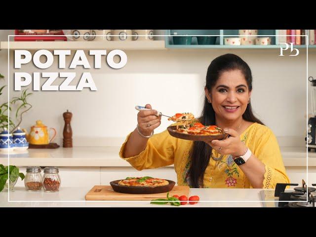 The Ultimate Potato Pizza! I कभी न खाया होगा ऐसा क्रिस्पी आलू का पिज्जा I Pankaj Bhadouria