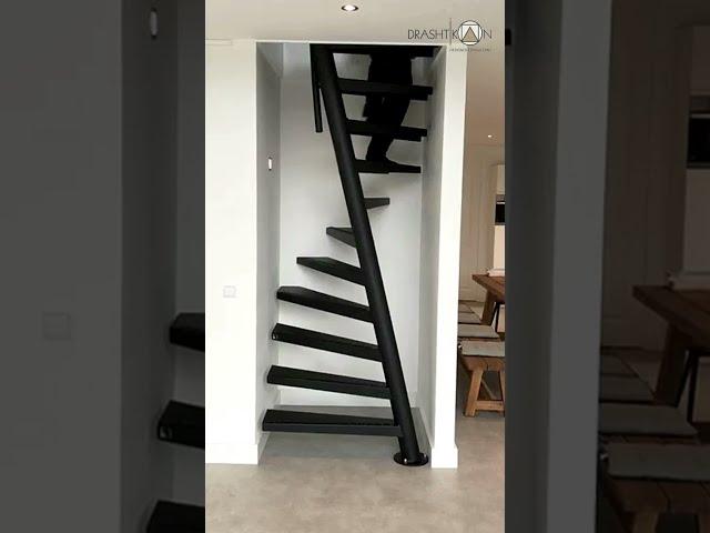 small staircase design | loft stairs for small spaces | #staircase #drashtikon #इंटीरियर