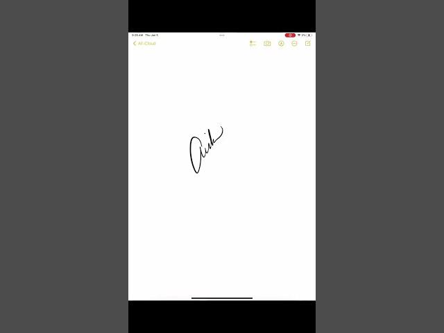 How to create your #digital #signature on an #iPhone or #iPad #tutorial.