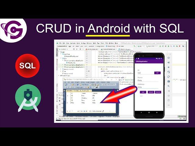 Complete CRUD Operation in Android Studio Java with SQL Server | ProgrammingGeek