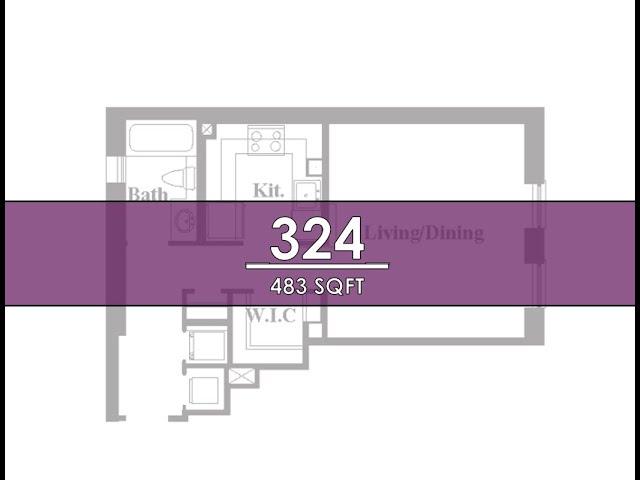 Studio 324 (483 sqft)