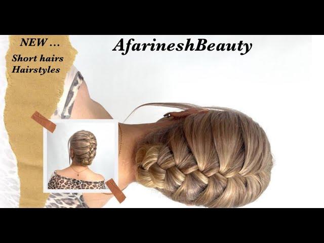 The Easiest Way to a Elegant Braid for Short Hair|Short Hairstyle for Everywhere