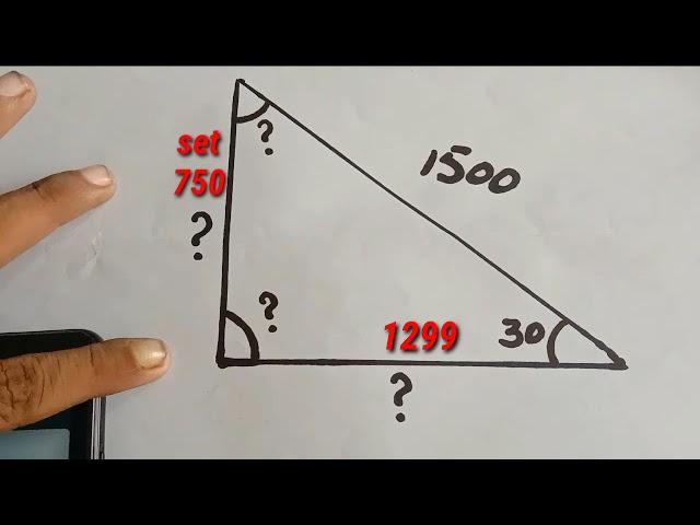 Find out travel run set and degrees of triangle for piping and construction drawing for fabricator