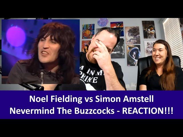 Americans React Noel Fielding vs Simon Amstell - Nevermind The Buzzcocks REACTION