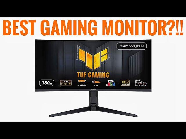 ASUS TUF 34" GAMING (180hz 1ms) Curved Monitor [1440p 1500R] VG34VQL3A Full Review 