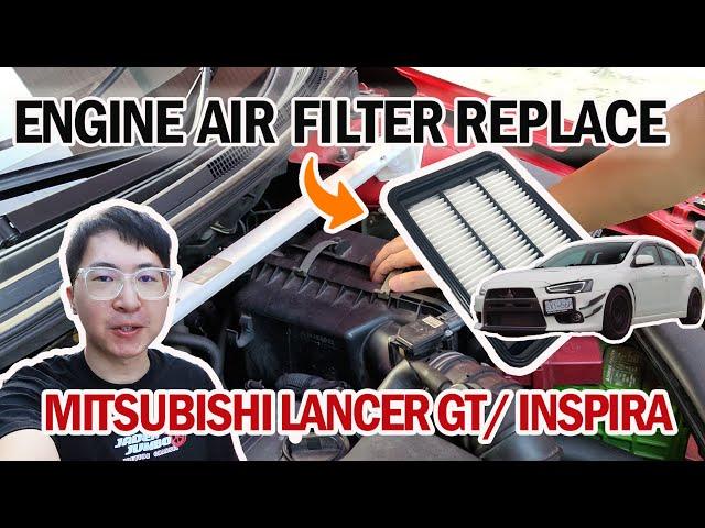 How to Replace/Change Engine Air Filter on Mitsubishi Lancer GT/Proton Inspira|CARA TUKAR AIR FILTER