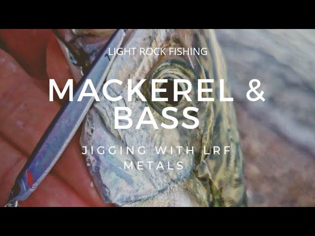 Light Rock Fishing - Mackerel and Bass - Jigging with LRF Metals