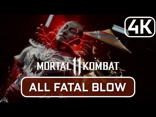 MORTAL KOMBAT 11 \w DLC - ALL FATAL BLOW [4K 60 FPS]