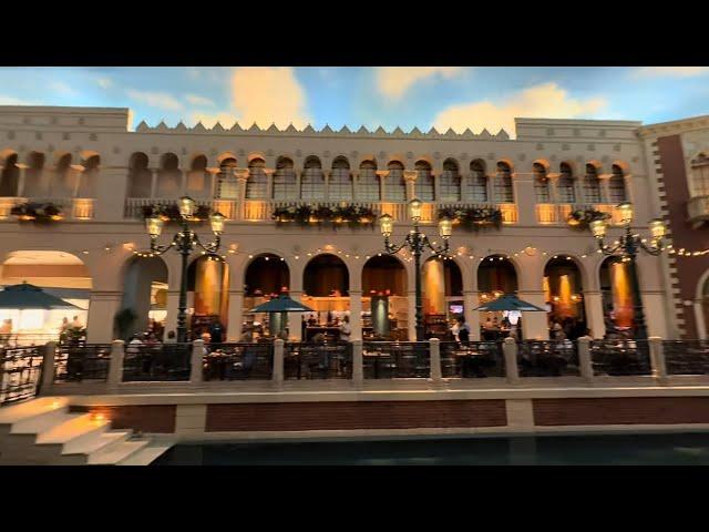Walking Tour of The Grand Canal Shoppes at The Venetian Resort Las Vegas: SO many SHOPS!