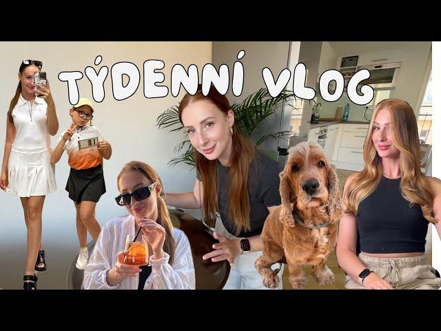 TÝDENNÍ VLOG  | Falco operace, nové vlasy, golf s rodinou, co dělám za práci, recepty