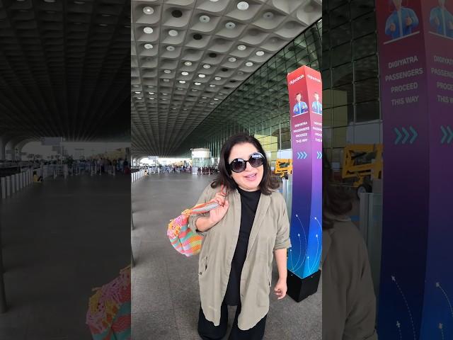 Farah Khan's Airport Look Tips! | @FarahKhanK  #shorts #airportlook