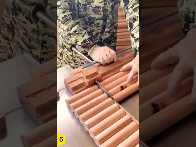 Cara memotong kayu dengan rapih menggunakan mesin canggih #shorts