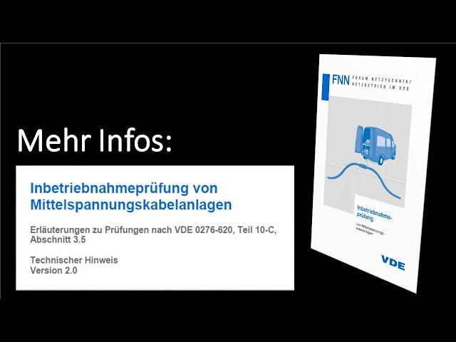 VLF-Kabelprüfung mit begleitender TE-Messung (Laborübung zum Modul ME120-HPMT an der FH Kiel)