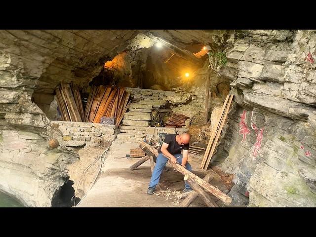 After Divorce, Man Renovation the abandoned cave and lived a free life part 2 | Start to Finish