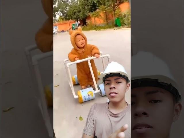 Caminador para bebes casero  #reels #tiktok #mexico #viral #colombia #facebook #facebookreels #funny