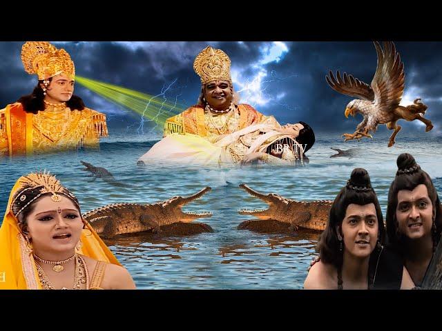 जब भक्त प्रहलाद गिरा मगरमच्छ के बीच कैसे बचाया समुद्र देव ने देखिये || Vishnu Puran || Episode-31