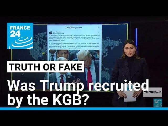 Was Donald Trump recruited by the KGB under codename Krasnov? • FRANCE 24 English