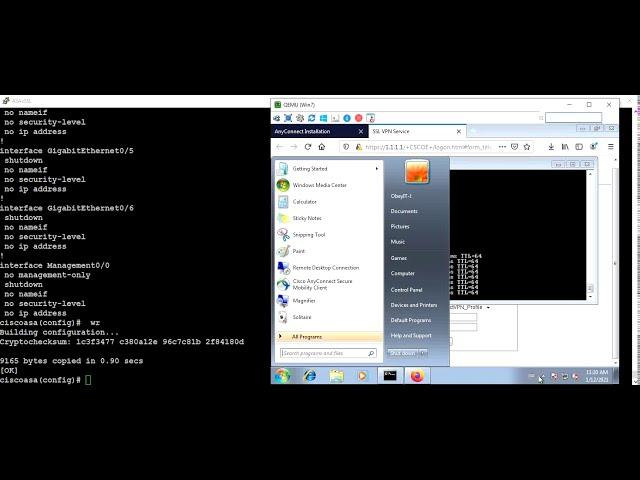 Cisco ASA Firewall AnyConnect VPN Split Tunnel Configuration